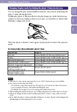 Preview for 20 page of Sony NW-S205F - Network Walkman Operation Manual