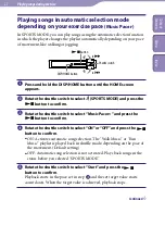 Preview for 23 page of Sony NW-S205F - Network Walkman Operation Manual