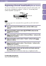 Preview for 34 page of Sony NW-S205F - Network Walkman Operation Manual