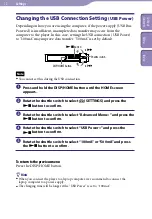 Preview for 52 page of Sony NW-S205F - Network Walkman Operation Manual