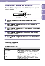 Preview for 54 page of Sony NW-S205F - Network Walkman Operation Manual