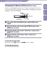 Preview for 61 page of Sony NW-S205F - Network Walkman Operation Manual