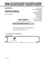 Предварительный просмотр 35 страницы Sony NW-S205F - Network Walkman Service Manual