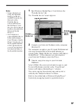 Preview for 17 page of Sony NW-S4 - Network Walkman Operating Instructions Manual