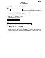 Preview for 3 page of Sony NW-S4 - Network Walkman Service Manual