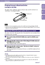 Предварительный просмотр 17 страницы Sony NW-S705F - 2gb Walkman Player Operation Manual