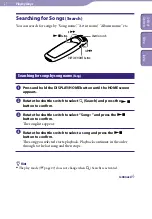 Предварительный просмотр 21 страницы Sony NW-S705F - 2gb Walkman Player Operation Manual