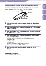 Предварительный просмотр 55 страницы Sony NW-S705F - 2gb Walkman Player Operation Manual