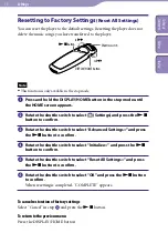 Предварительный просмотр 56 страницы Sony NW-S705F - 2gb Walkman Player Operation Manual