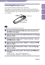 Предварительный просмотр 57 страницы Sony NW-S705F - 2gb Walkman Player Operation Manual