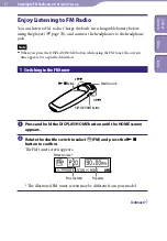 Предварительный просмотр 61 страницы Sony NW-S705F - 2gb Walkman Player Operation Manual