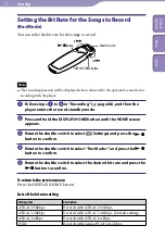 Предварительный просмотр 70 страницы Sony NW-S705F - 2gb Walkman Player Operation Manual