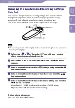 Предварительный просмотр 71 страницы Sony NW-S705F - 2gb Walkman Player Operation Manual