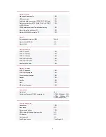 Preview for 2 page of Sony NWE015FB Specifications