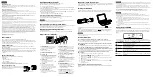 Preview for 2 page of Sony NWZ-B103F Quick Start Manual