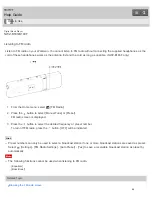 Preview for 106 page of Sony NWZ-B183? NWZ-B183F Help Manual