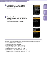 Preview for 16 page of Sony NWZ-S544 - 8gb Walkman Digital Music Player Operation Manual