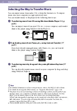 Preview for 22 page of Sony NWZ-S544 - 8gb Walkman Digital Music Player Operation Manual