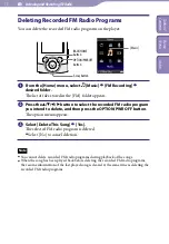 Предварительный просмотр 73 страницы Sony NWZ-S544 - 8gb Walkman Digital Music Player Operation Manual