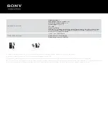 Preview for 4 page of Sony NWZ-S764BLK Specifications