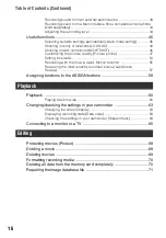 Preview for 16 page of Sony NXCAM HXR-NX100 Operating Manual