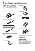 Preview for 18 page of Sony NXCAM HXR-NX100 Operating Manual