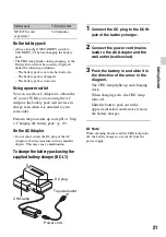 Preview for 21 page of Sony NXCAM HXR-NX100 Operating Manual