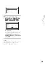 Preview for 23 page of Sony NXCAM HXR-NX100 Operating Manual