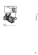 Preview for 25 page of Sony NXCAM HXR-NX100 Operating Manual