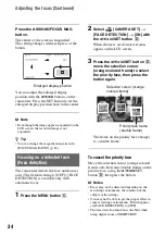 Preview for 34 page of Sony NXCAM HXR-NX100 Operating Manual