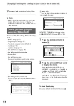 Preview for 64 page of Sony NXCAM HXR-NX100 Operating Manual