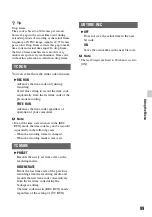 Preview for 89 page of Sony NXCAM HXR-NX100 Operating Manual