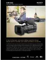 Sony NXCAM HXR-NX3 Brochure & Specs preview