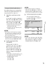 Preview for 43 page of Sony NXCAM HXR-NX30E Operating Manual