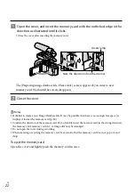 Preview for 22 page of Sony nxcam HXR-NX3D1E Operating Manual