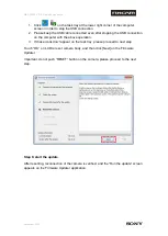 Preview for 8 page of Sony NXCAM NEX-FS700 Upgrade Procedure