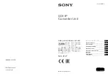 Предварительный просмотр 1 страницы Sony NXL-IP4F Operation Manual