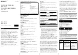 Sony NXLK-IP50Y Operating Instructions preview