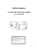 Sony O.S.D. WDR Series Service Manual предпросмотр