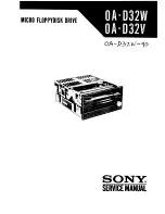 Preview for 1 page of Sony OA-D32V Service Manual