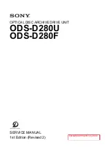 Sony ODS-D280F Service Manual preview