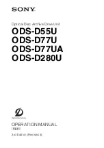 Sony ODS-D280U Operation Manual preview