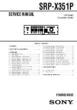 Preview for 1 page of Sony Outdoor Storage Service Manual