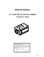 Preview for 1 page of Sony OVER 650TVL SERIES Service Manual