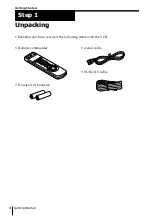 Preview for 4 page of Sony PAL NTSC 4.43 SLV-SE80UX Operating Instructions Manual