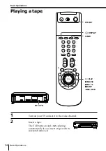 Preview for 34 page of Sony PAL NTSC 4.43 SLV-SE80UX Operating Instructions Manual