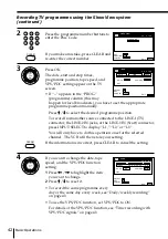 Preview for 42 page of Sony PAL NTSC 4.43 SLV-SE80UX Operating Instructions Manual