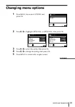 Preview for 65 page of Sony PAL NTSC 4.43 SLV-SE80UX Operating Instructions Manual