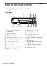 Preview for 76 page of Sony PAL NTSC 4.43 SLV-SE80UX Operating Instructions Manual