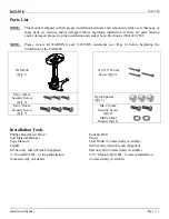 Preview for 3 page of Sony PAM-200 Installation Manual